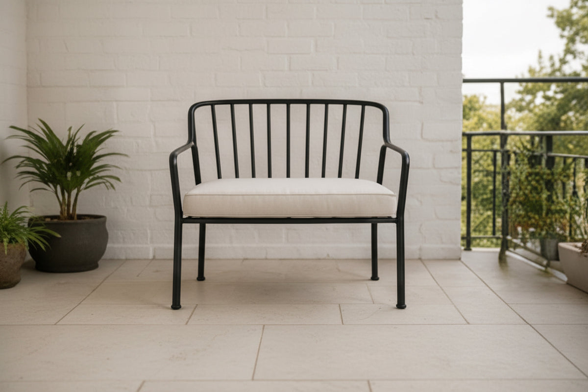 Metal Chair with Cushion