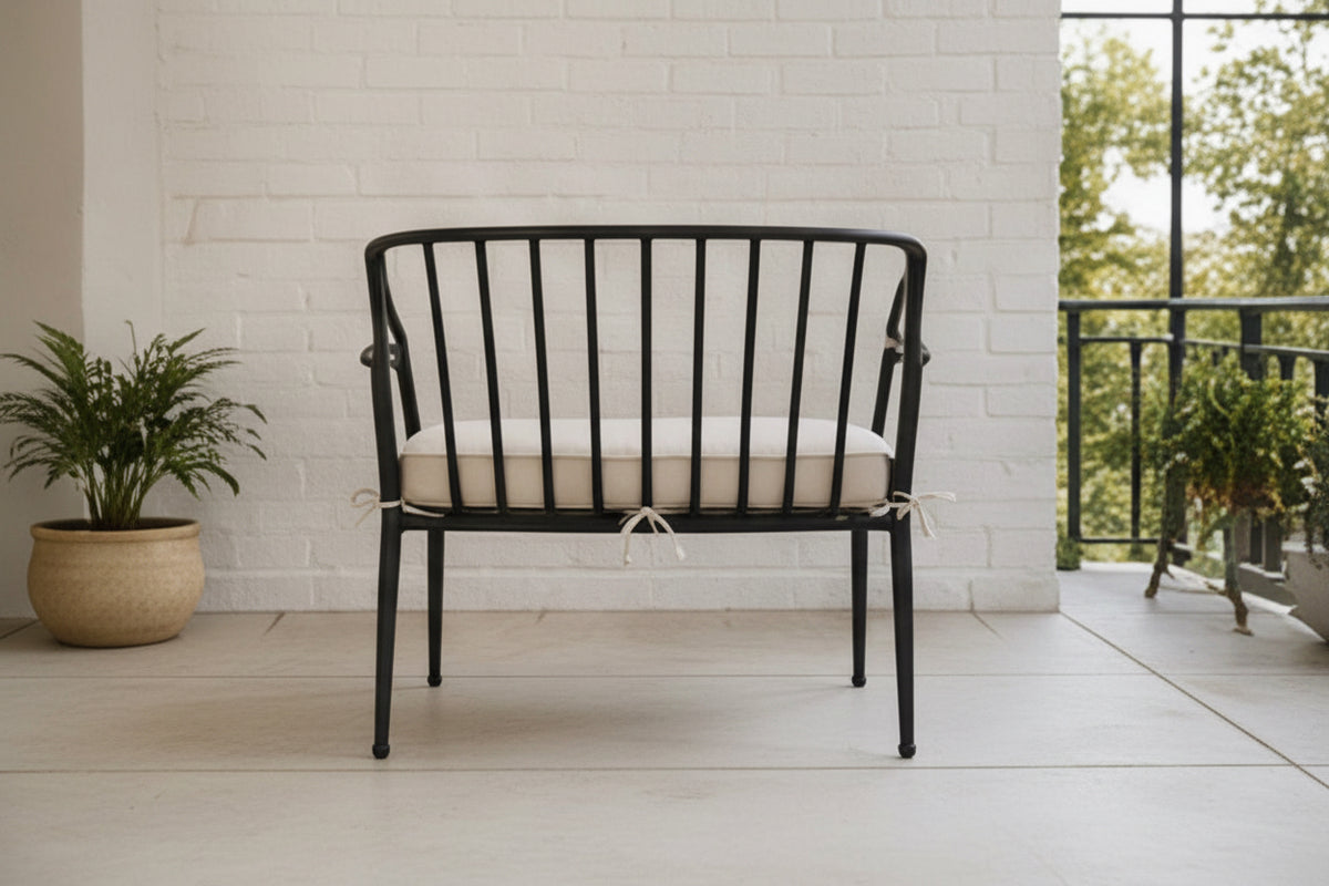 Metal Chair with Cushion