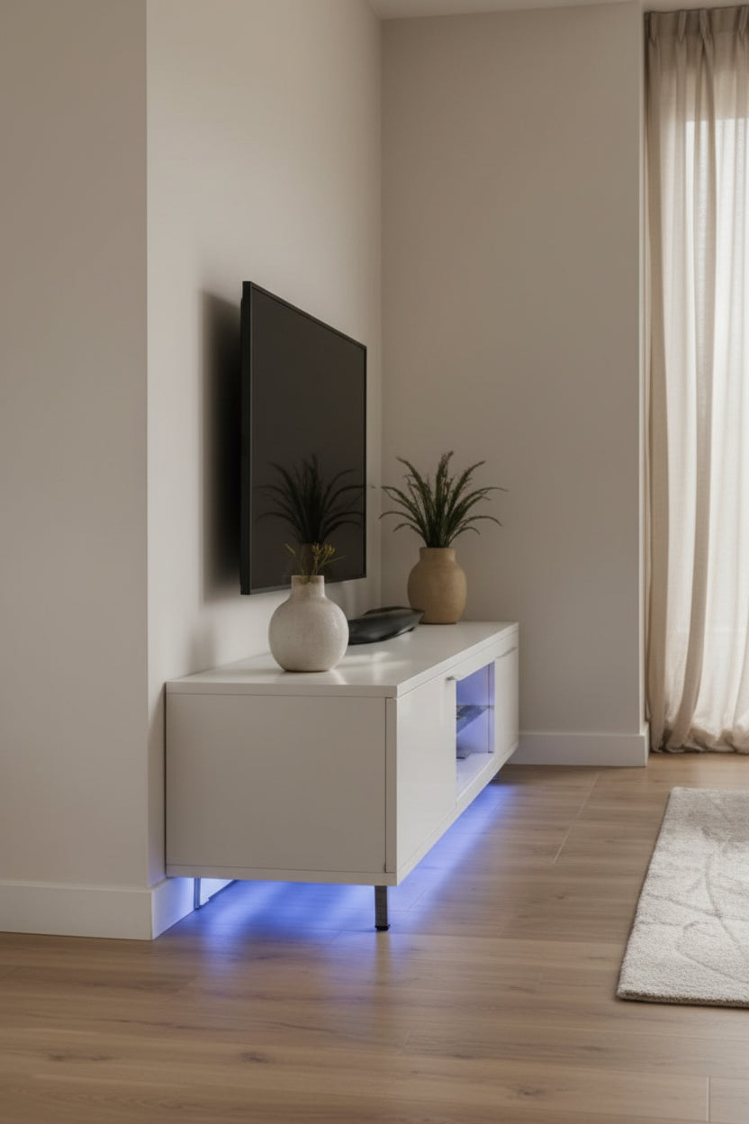 TV Stand with LED Lights